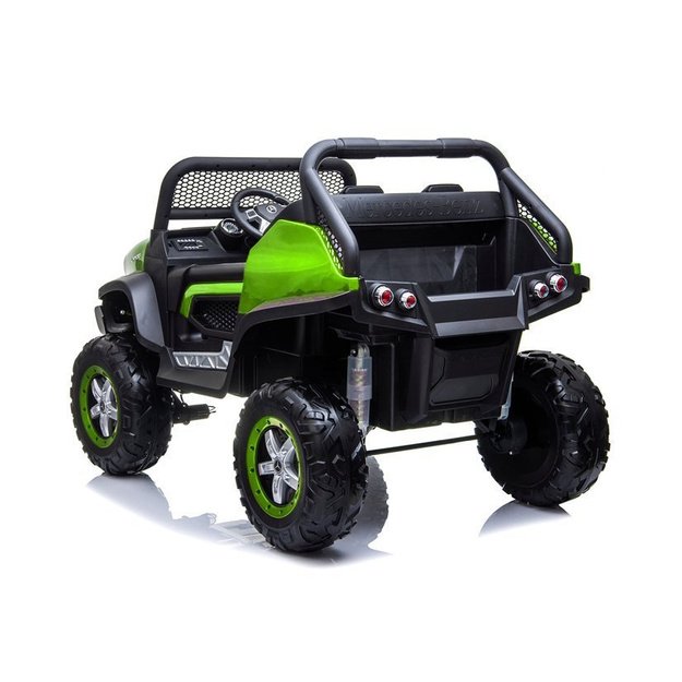 Mercedes Unimog Electric Ride On Car Green 3