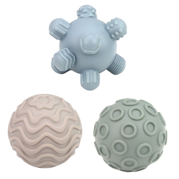 Set of Sensory Rubber Blocks for Babies 3 in 1 Balls Tower 2