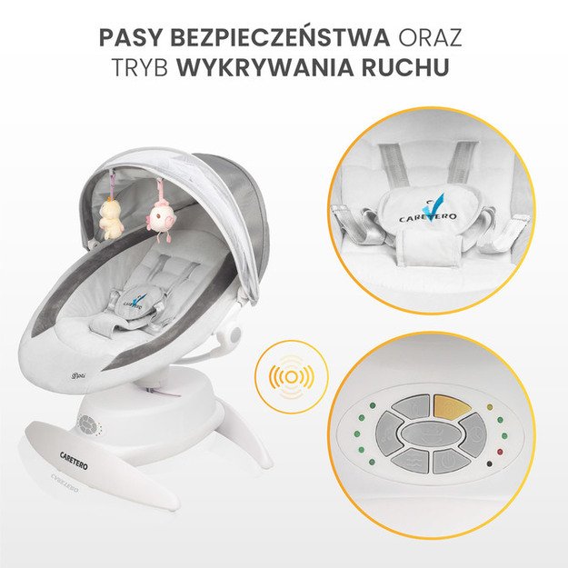 OPTI – tai moderni ir funkcionali kūdikio supynė, ruda 22