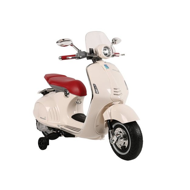 White Electric Scooter Vespa GTS 300