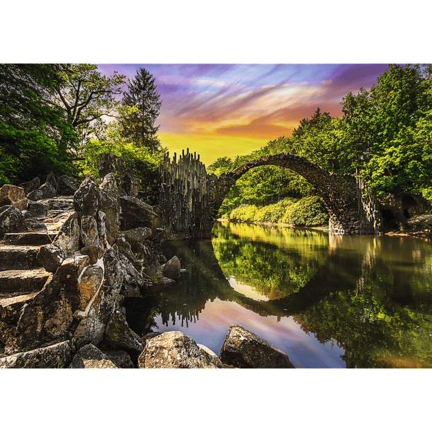 Puzzle &ndash; 1000 Premium Plus Rakotzbr&uuml;cke in Kromlau, Deutschland Trefl 10811 1