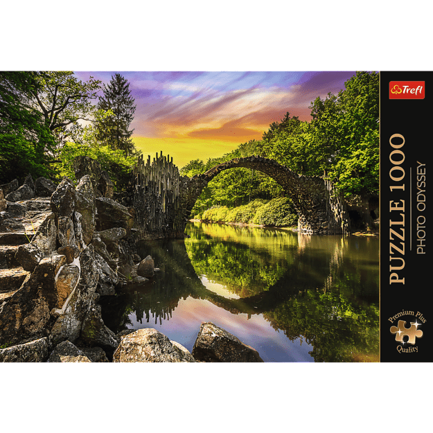 Puzzle &ndash; 1000 Premium Plus Rakotzbr&uuml;cke in Kromlau, Deutschland Trefl 10811 2