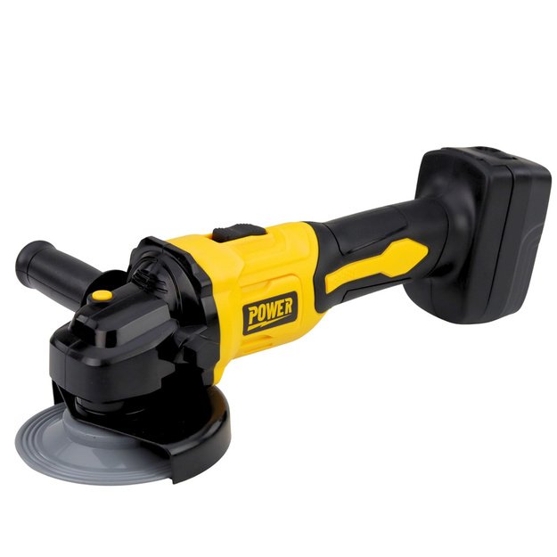 Žaislinis kampinis šlifuoklis vaikams su garso efektais, geltonas 2