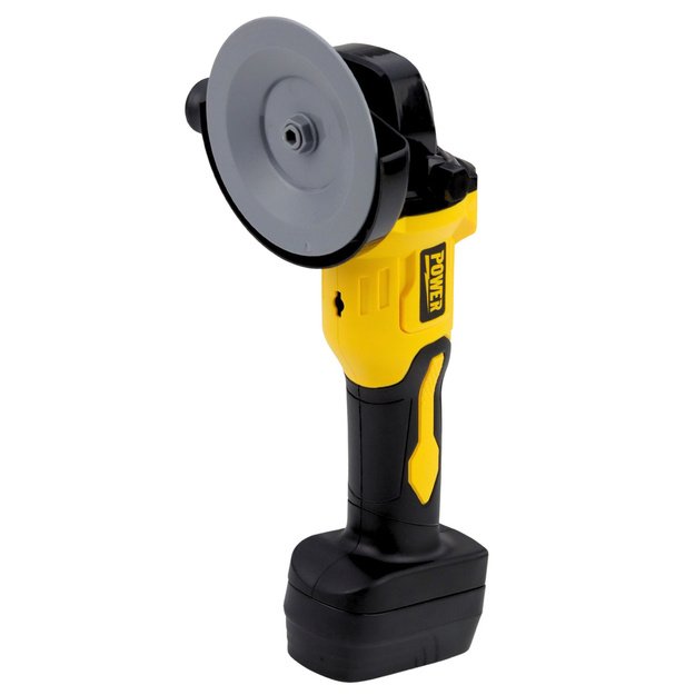 Žaislinis kampinis šlifuoklis vaikams su garso efektais, geltonas 1