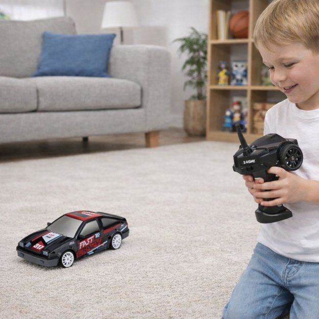 DRIFT 2.4 GHz Nuotoliniu būdu valdomas lenktyninis automobilis 1:24 5