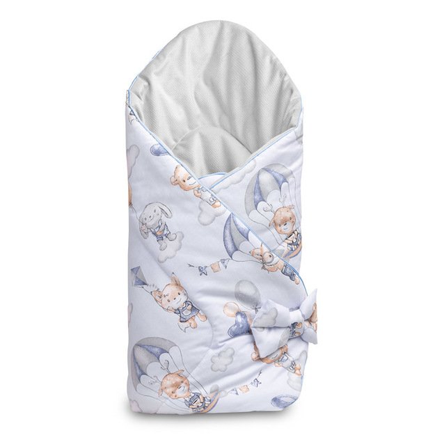 Velvet Baby Nest Cone Wrap – FLIGHT IN CLOUDS GREY