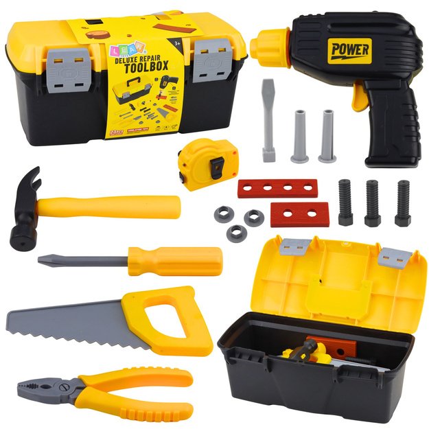 Tool Set in Box Battery-Powered Screwdriver Accessories 23 pcs.