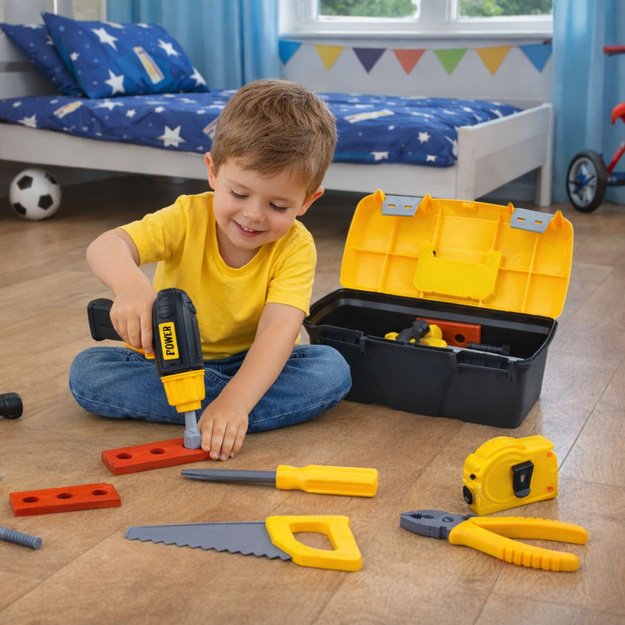 Tool Set in Box Battery-Powered Screwdriver Accessories 23 pcs. 5