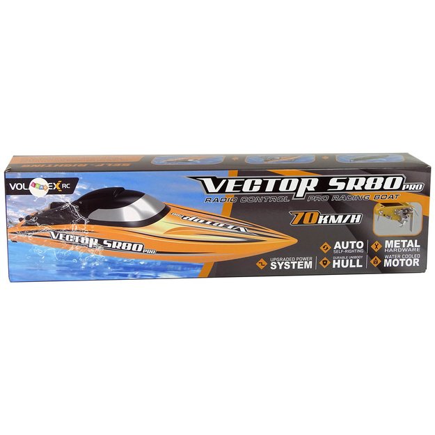 Ł&oacute;dź Motorboat R/C Brushless ARTR SR 80 PRO 74 km/h Yellow 9