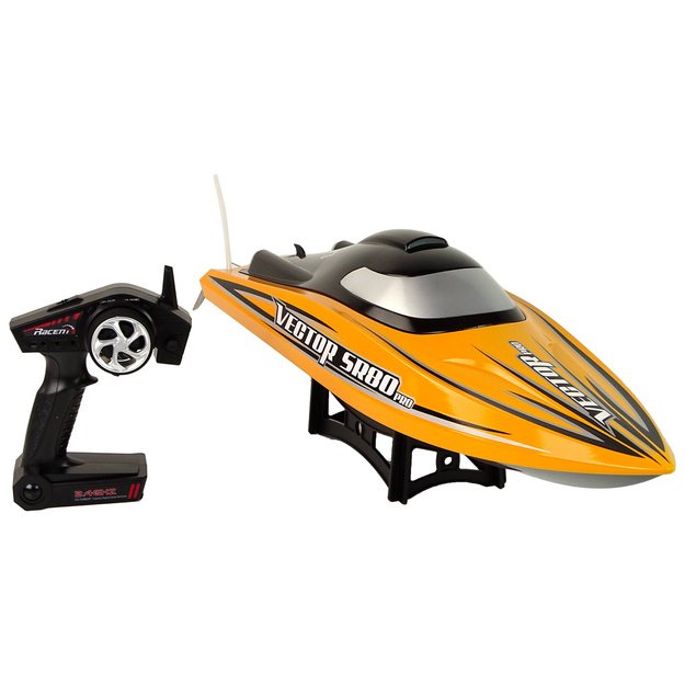 Ł&oacute;dź Motorboat R/C Brushless ARTR SR 80 PRO 74 km/h Yellow 2