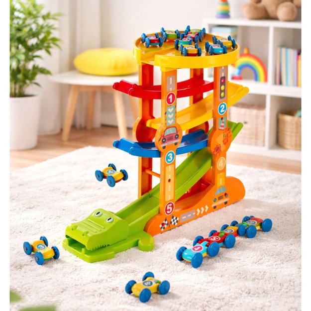 Trasos automobilio slydimo balansavimo sija krokodilų paleidimo įrenginys 2