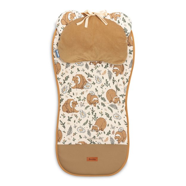 PRABANGUS AKSOMINIS VEŽIMĖLIO ĮDĖKLAS - ZUIKIS IR MEŠKIUKAS 2