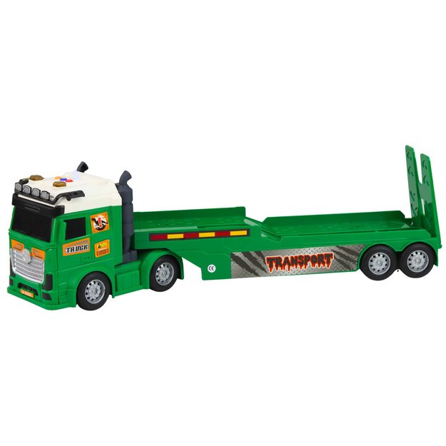 Dinosaur Transport Set: Truck, Tow Truck, Helicopter, Lights, Sound 3
