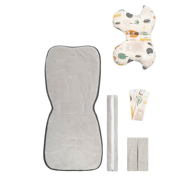 Vaikiško vežimėlio įdėklas Deluxe – Miško pasaulis 1