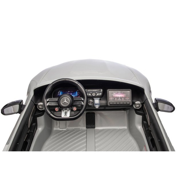 Mercedes GT63 AMG DK-GT63 24V Battery-Powered Car, Light Gray 9