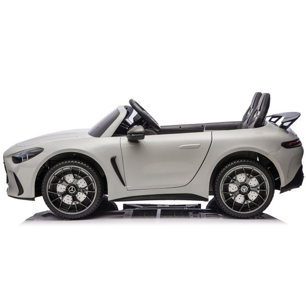 Mercedes GT63 AMG DK-GT63 24V Battery-Powered Car, Light Gray 6