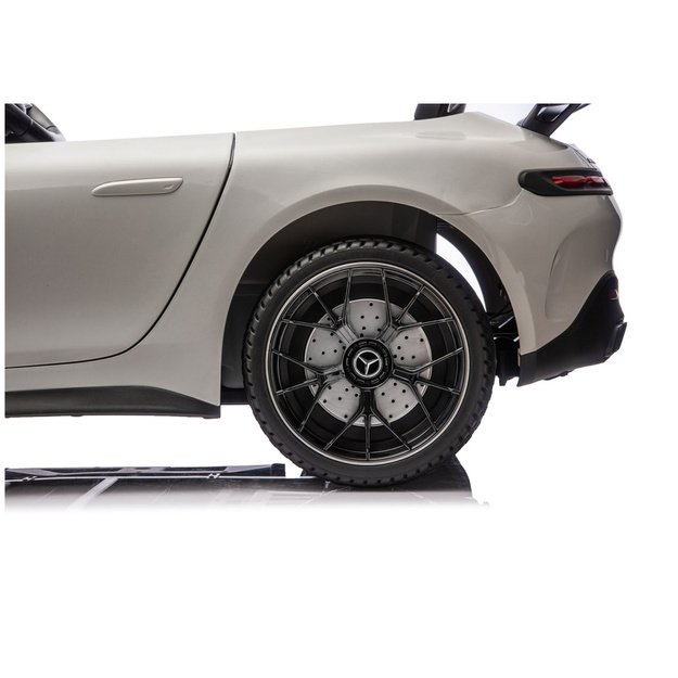 Mercedes GT63 AMG DK-GT63 24V Battery-Powered Car, Light Gray 7