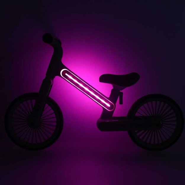 Trike Fix Glow LED krosinis dviratis rožinės spalvos 7
