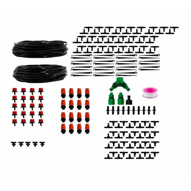 LUARO sodo laistymo sistema su vandens užuolaida ir migla 25 m 14