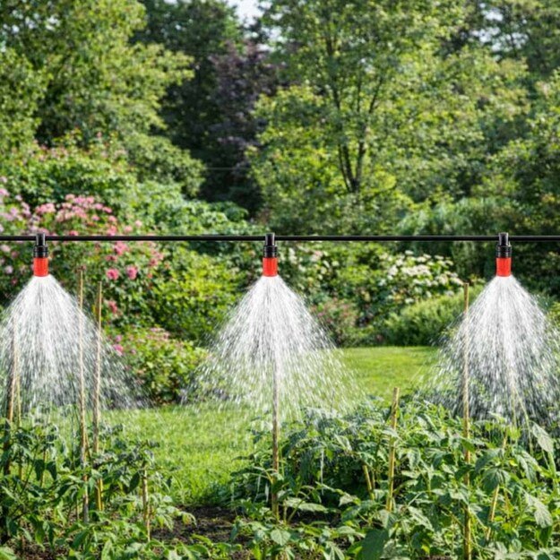 LUARO sodo laistymo sistema su vandens užuolaida ir migla 25 m 13