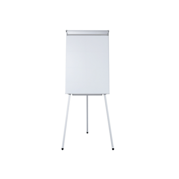 Magnetic Flipchart Board on a Tripod White 70x100cm