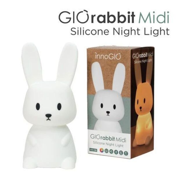 1156 SILICONE NIGHT LAMP MIDI RABBIT GIO-136