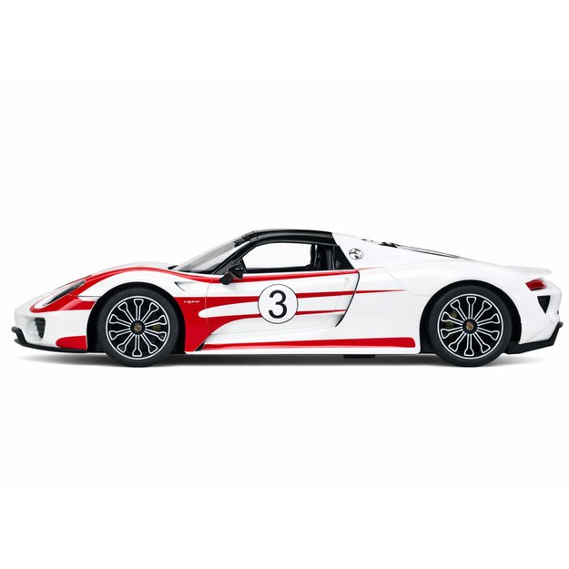 Porsche 918 Spyder Performance Remote Controlled RC Car White Rastar 1:14