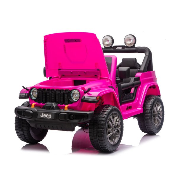 Jeep Rubicon 4x4 Battery-Powered Ride-On Vehicle DK-JWR556 4x200W 24V Pink