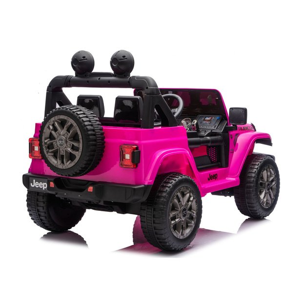 Jeep Rubicon 4x4 Battery-Powered Ride-On Vehicle DK-JWR556 4x200W 24V Pink