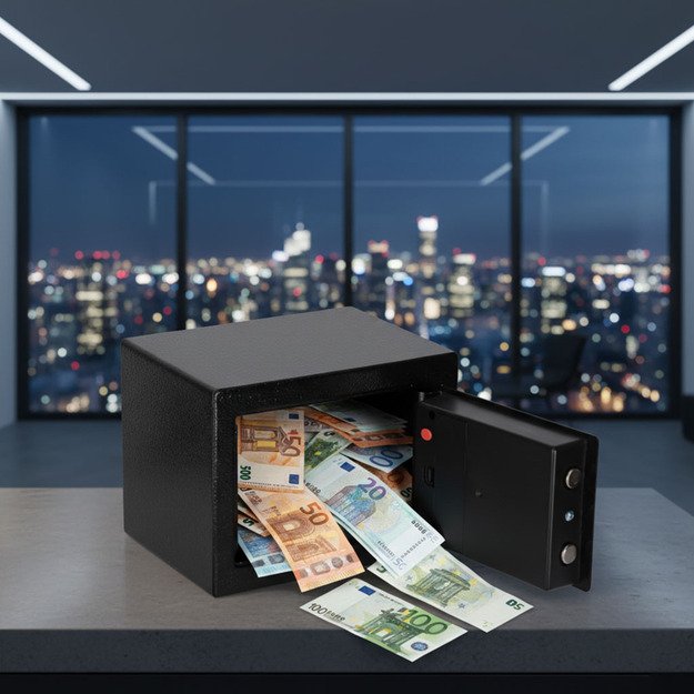 Namų seifo elektroninė kodinė spyna su &scaron;ifravimo funkcija