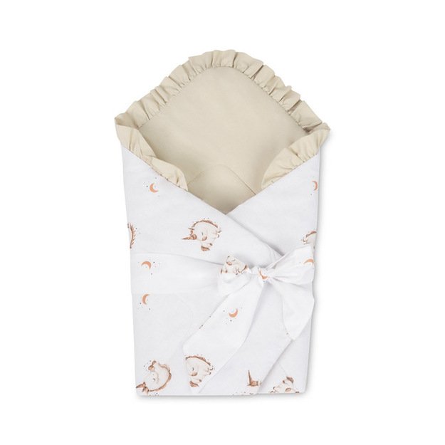 BABY WRAP COTTON UNICORN BEIGE 75X75