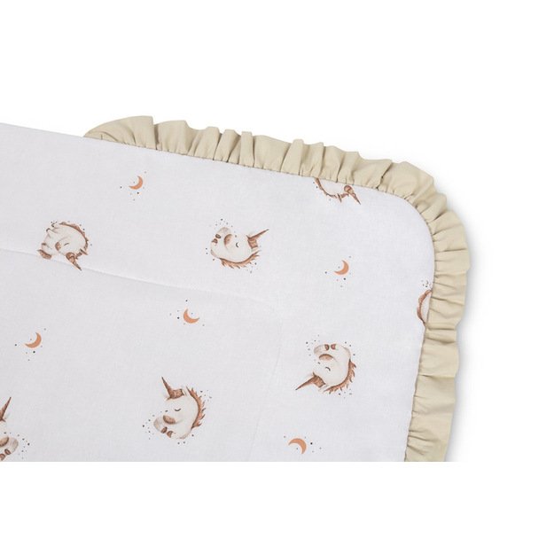 BABY WRAP COTTON UNICORN BEIGE 75X75