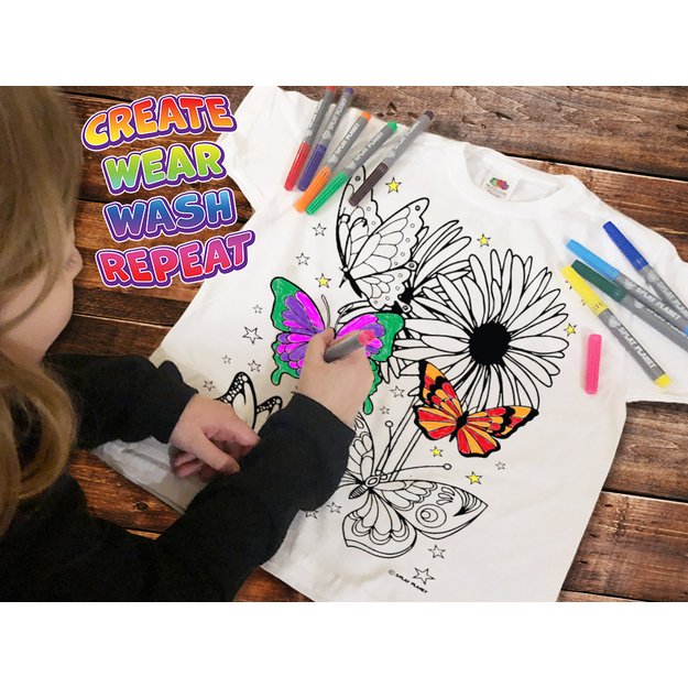 Splat Planet mar&scaron;kinėliai su flomasteriais Drugeliai