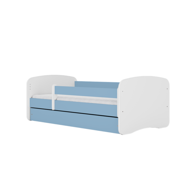 Bed babydreams blue without pattern with drawer without mattress 180/80