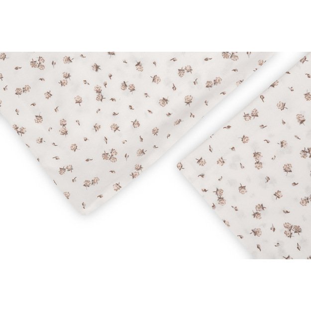 Dviejų dalių medvilninė patalynė, rožinės smėlio spalvos, 100x135