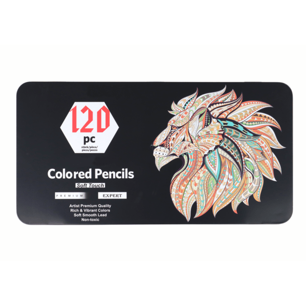 Premium Crayons Set 120 pcs. Various Shades Color List 3