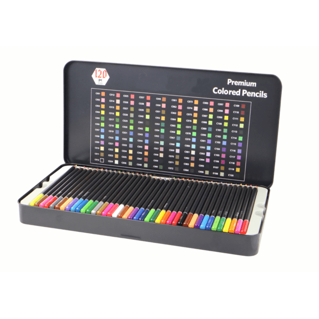 Premium Crayons Set 120 pcs. Various Shades Color List 1