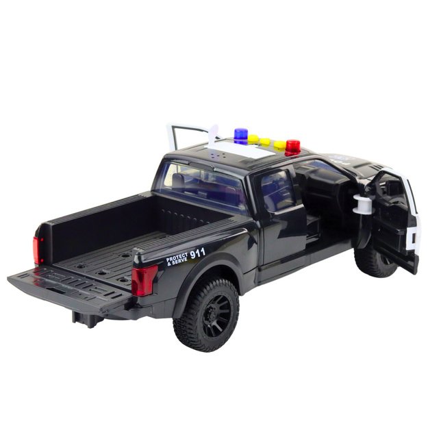 Pickup Truck With Engine Lights Sounds Gray 1:12 2