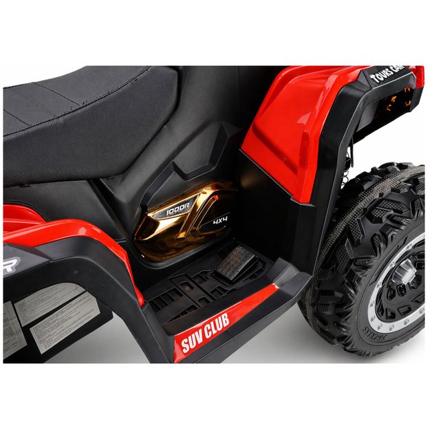 XW-08 4x4 45W Battery-Operated Quad Bike Red