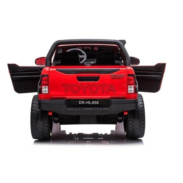 Electric Ride On Car Toyota Hilux Red Painted 6
