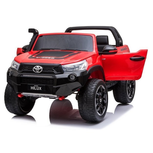 Electric Ride On Car Toyota Hilux Red Painted 5