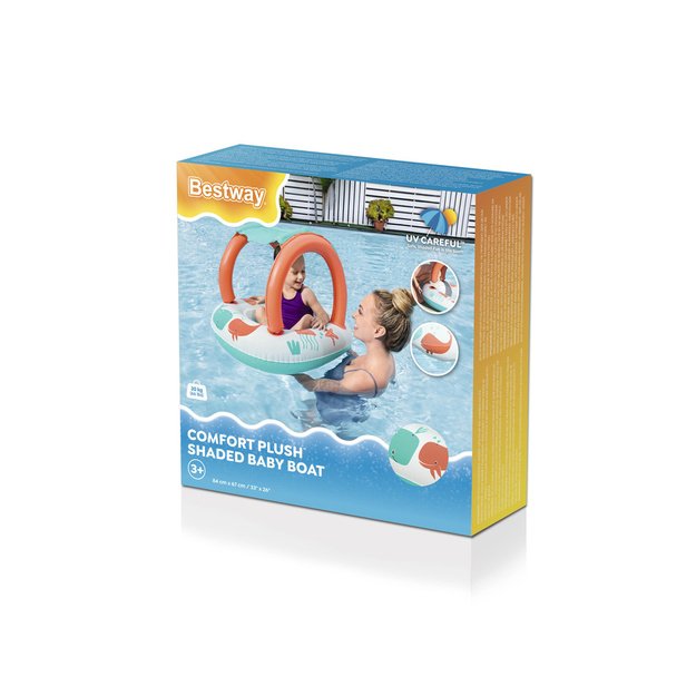 Inflatable Pontoon with Canopy 84 x 67cm Bestway 34203