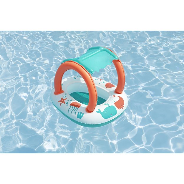 Inflatable Pontoon with Canopy 84 x 67cm Bestway 34203