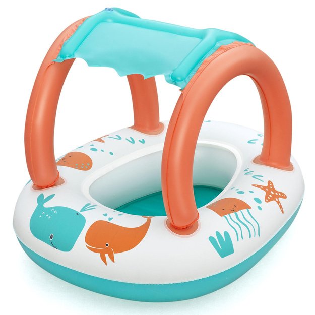 Inflatable Pontoon with Canopy 84 x 67cm Bestway 34203