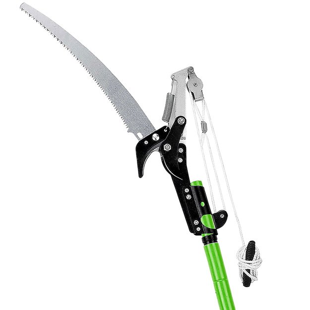 Telescopic Pruning Shears Pruner Branch Saw 2in1 on a Pole 125-240 cm