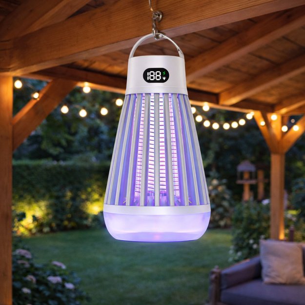 Electric Mosquito Killer Lamp UV Light White