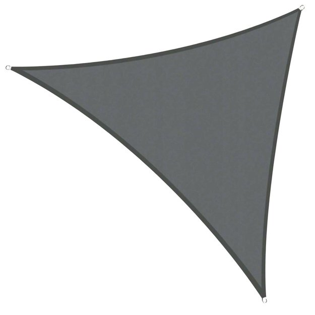 Garden Sun Sail Waterproof Triangle Gray 400x400 cm