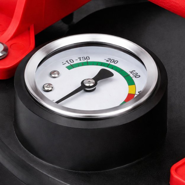 Vacuum Suction Cup for Tiles, Glazes, and Glass with Pressure Gauge 20 cm
