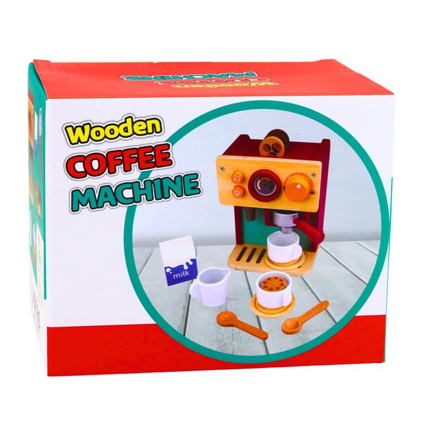 Wooden Coffee Maker Set Small Barista Cups Accessories