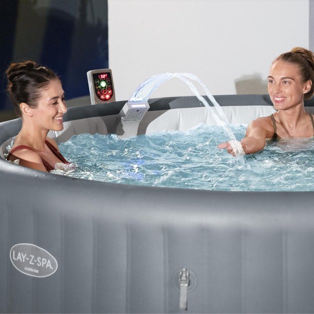 Lay-Z-Spa LED Waterfall for Spa 7 Colors Gray Bestway 60322